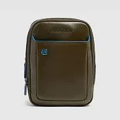 Кожаная сумка через плечо для iPad mini с RFID-защитой Piquadro CA6811B2/VE, зелёный