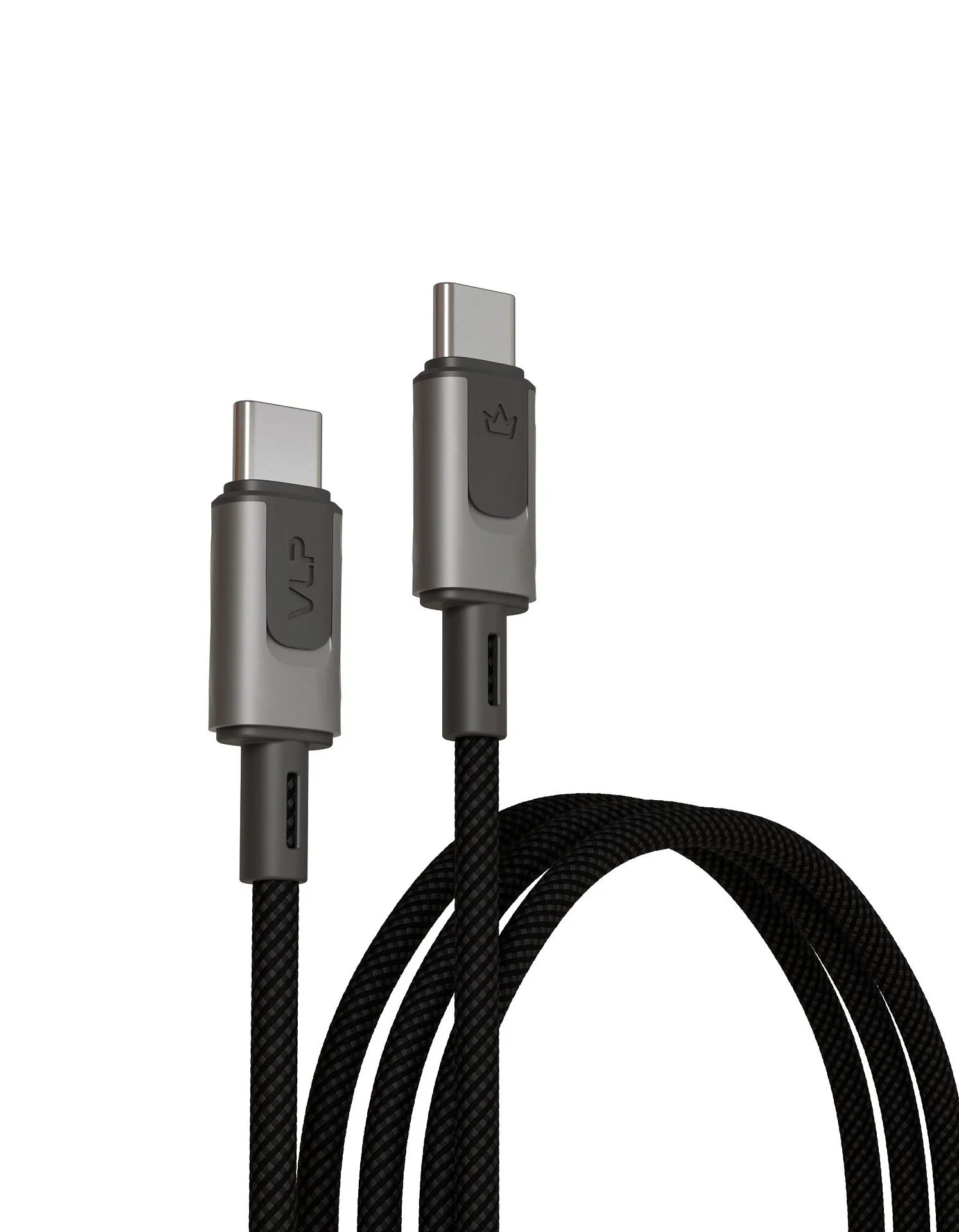 Дата-кабель VLP Force Line 100W USB-C + USB-C, 1.2m, черныйphoto7
