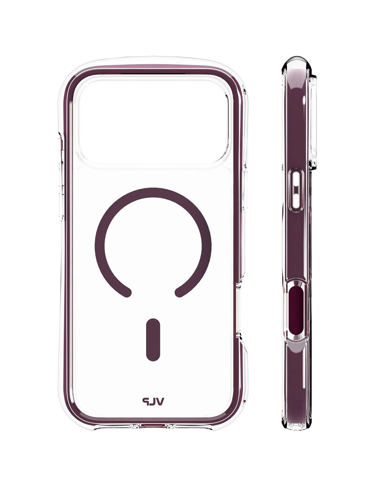 Чехол защитный VLP Bubble Case с MagSafe для iPhone 18 Pro Max, темно-вишневыйphoto6