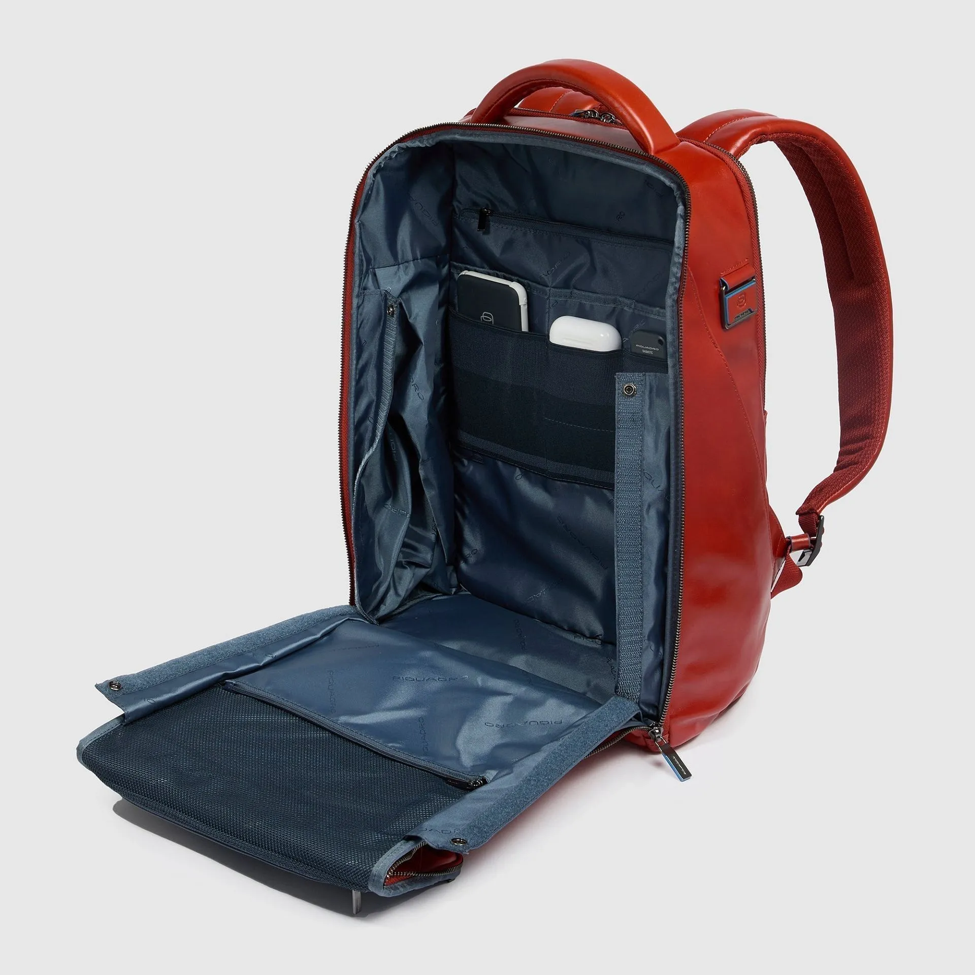 Кожаный рюкзак для ноутбука 14" с RFID-защитой Piquadro CA6591B2/MO, коричневыйphoto7