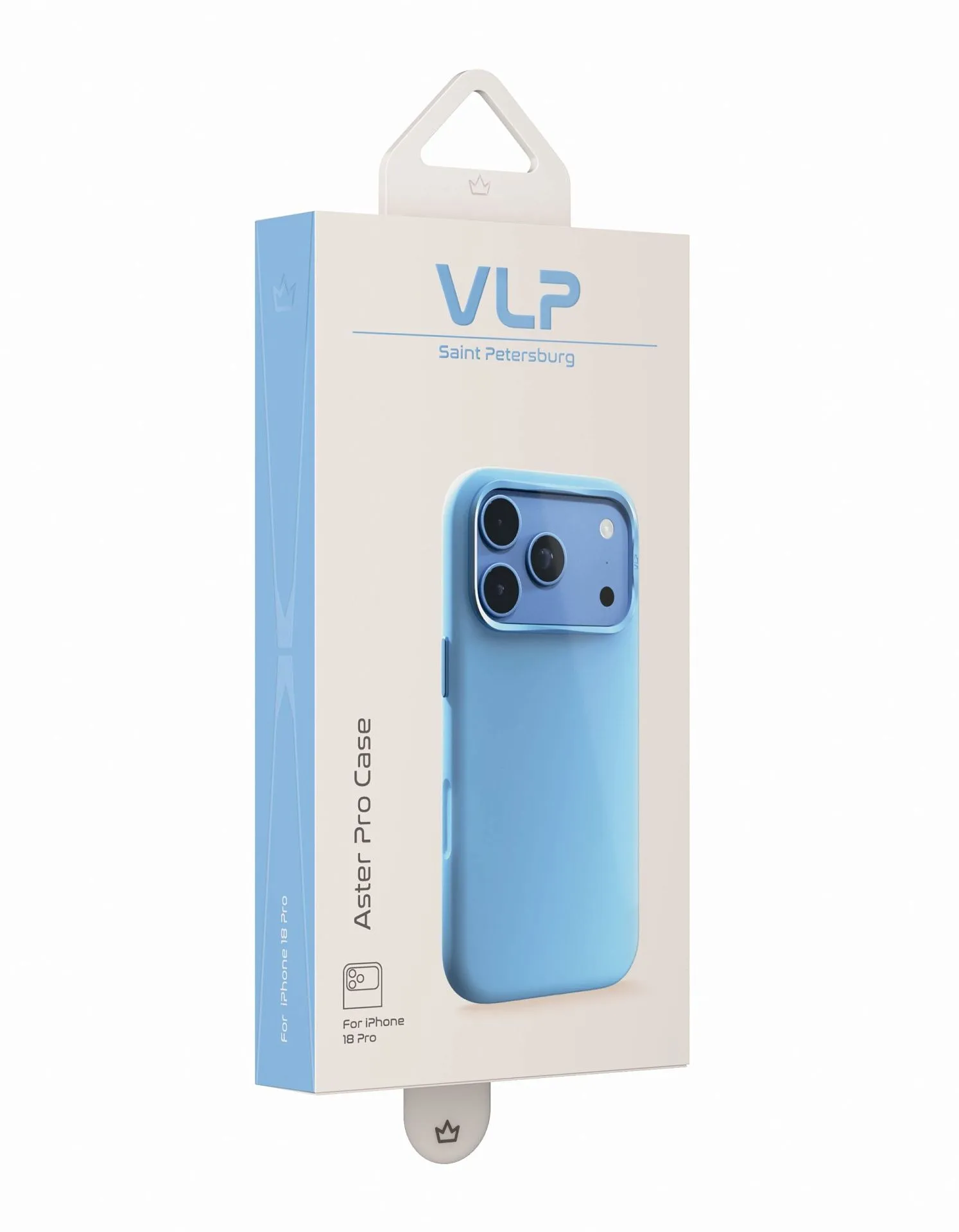 Чехол защитный VLP Aster Pro Case с MagSafe для iPhone 18 Pro, голубойphoto9