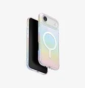 Чехол UNIQ Iridescia для iPhone Air, голографический (Holo Quartz)