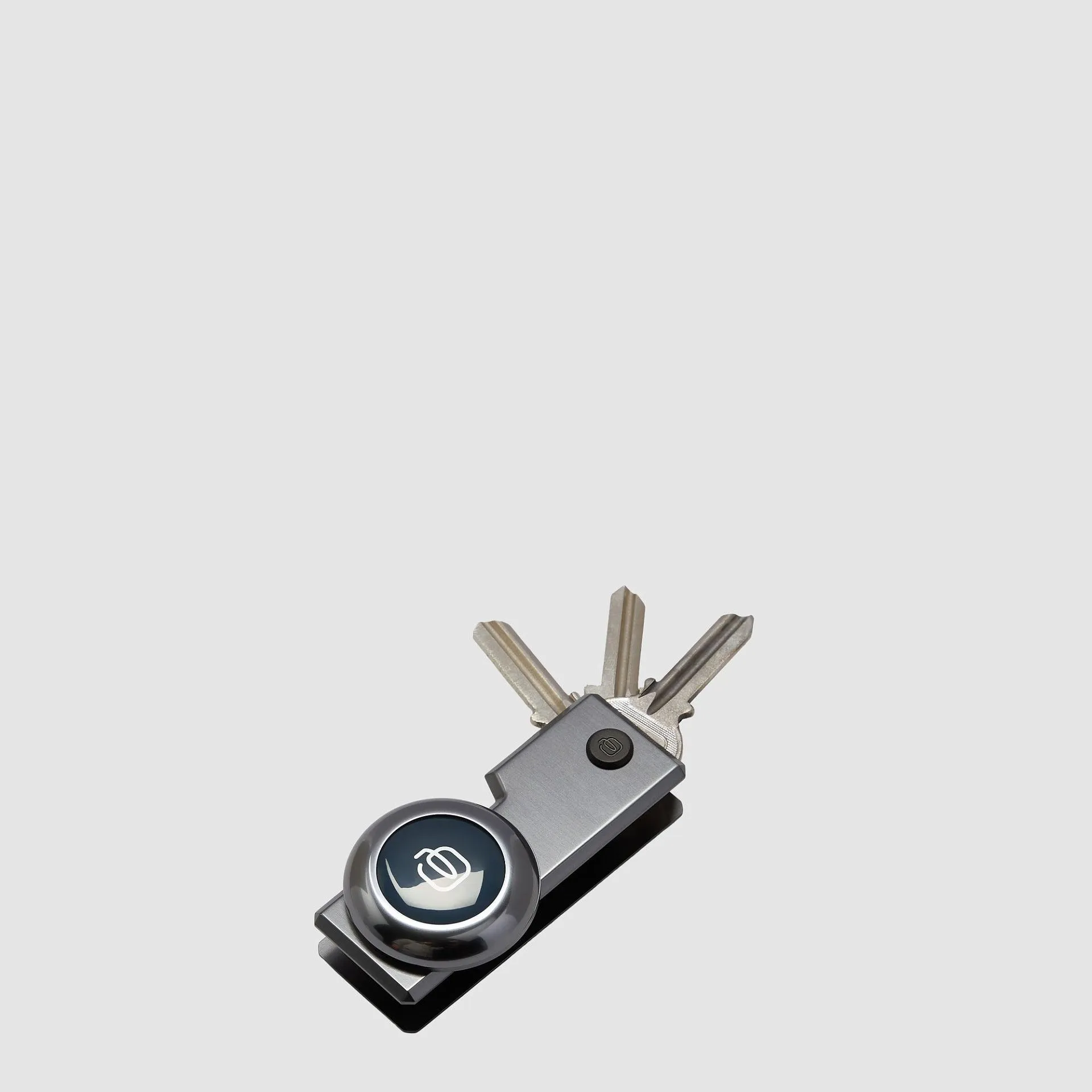 Брелок для ключей из кожи и металла с отсеком для AirTag Piquadro PC7253MOS/N, чёрныйphoto2