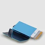 Автоматический кардхолдер с RFID-защитой Piquadro PP5649B2BLR/BLU2, синий
