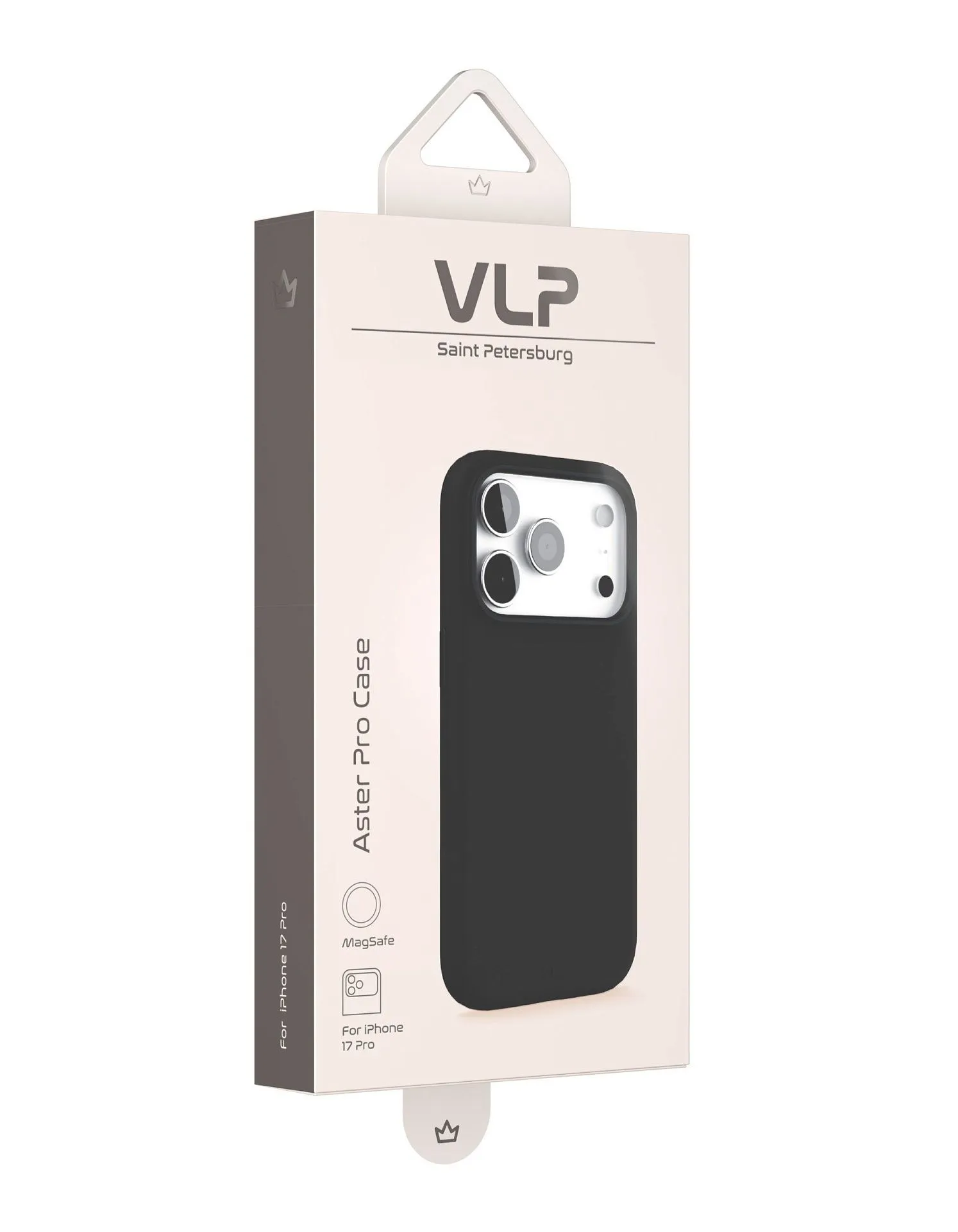 Чехол защитный VLP Aster Pro Case с MagSafe для iPhone 17 Pro, черныйphoto5