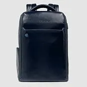 Кожаный рюкзак для ноутбука 14" с защитой RFID Piquadro CA6858B2/BLU2, синий