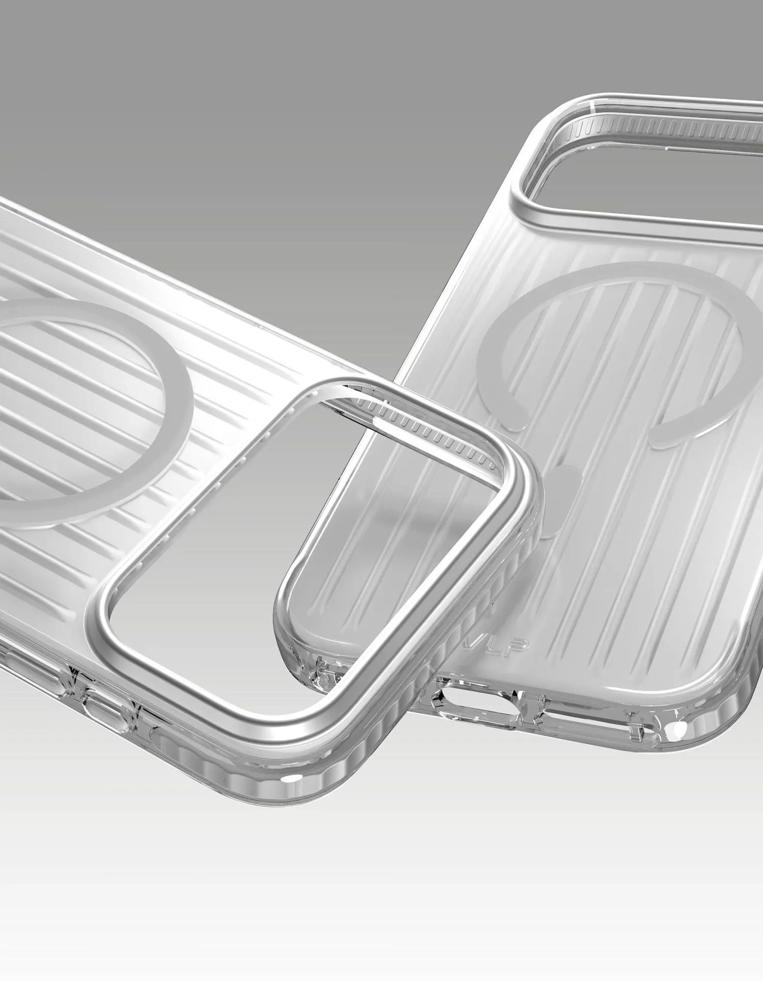 Чехол защитный VLP Pulse Case с MagSafe для iPhone 18 Pro Max, серебристыйphoto4