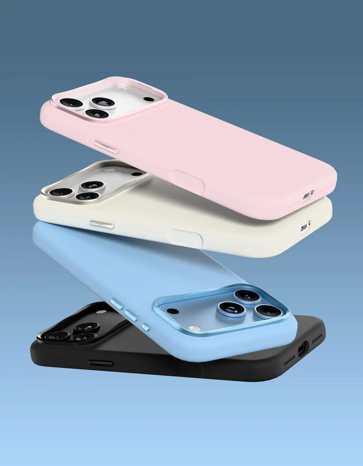 Чехол защитный VLP Aster Pro Case с MagSafe для iPhone 18 Pro Max, голубойphoto3
