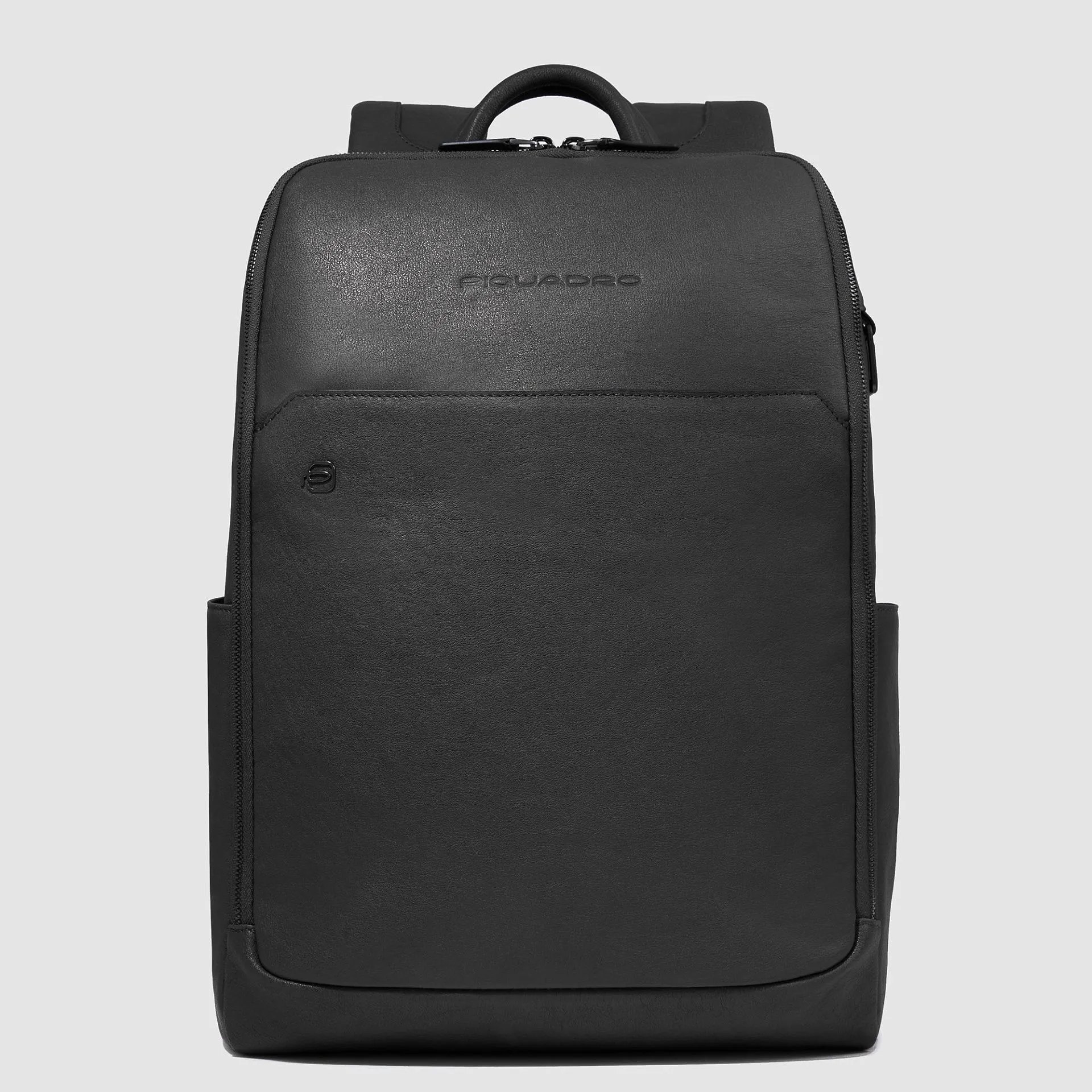 Кожаный рюкзак для ноутбука 15,6" с RFID-защитой карт Piquadro CA6503B3/N, чёрныйphoto0
