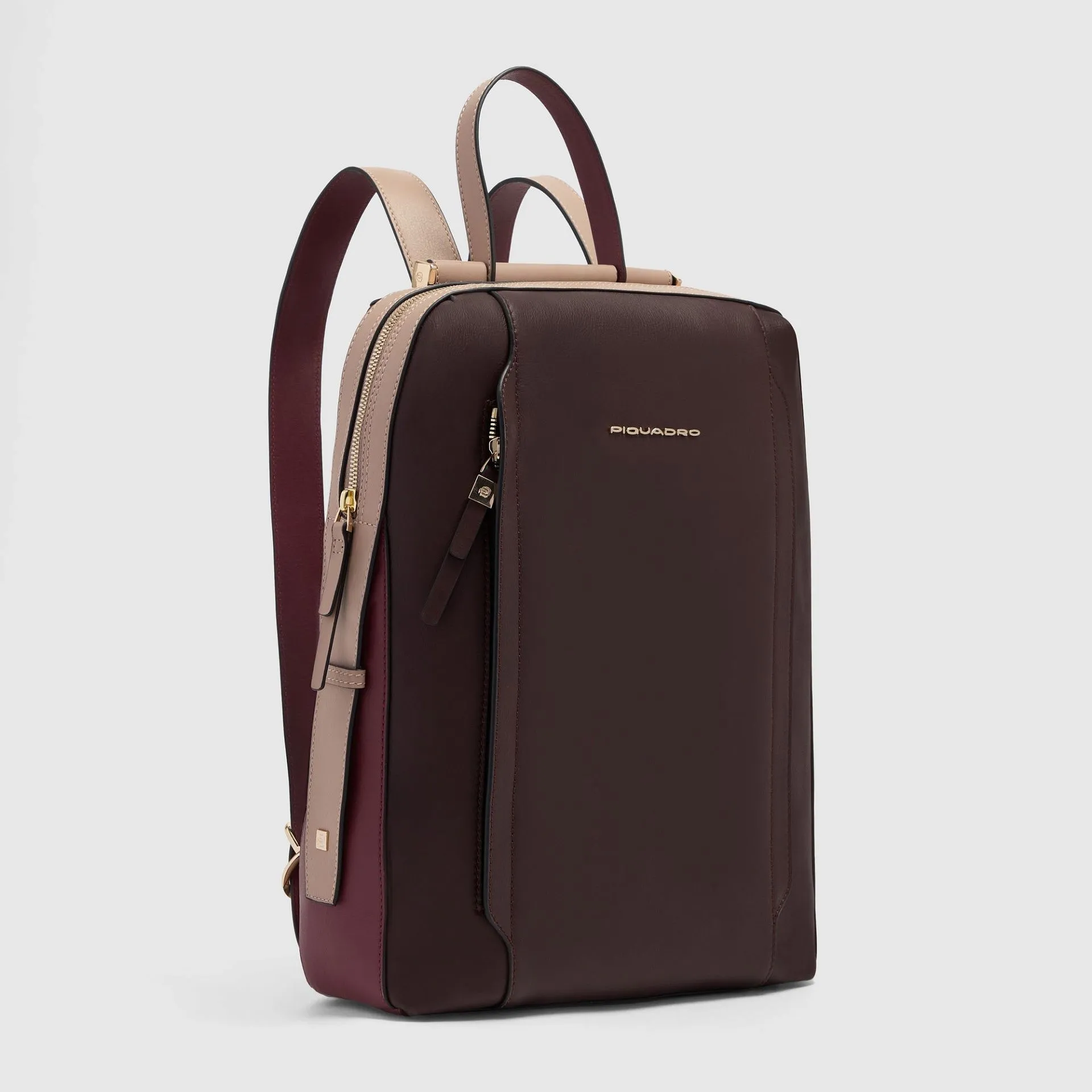 Женский кожаный рюкзак для ноутбука 14" Piquadro CA4576W92/BORO, бордовыйphoto1