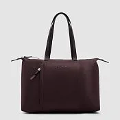 Женская сумка для ноутбука 15,6" из кожи и нейлона Piquadro BD6723W92T/BO2, бордовый