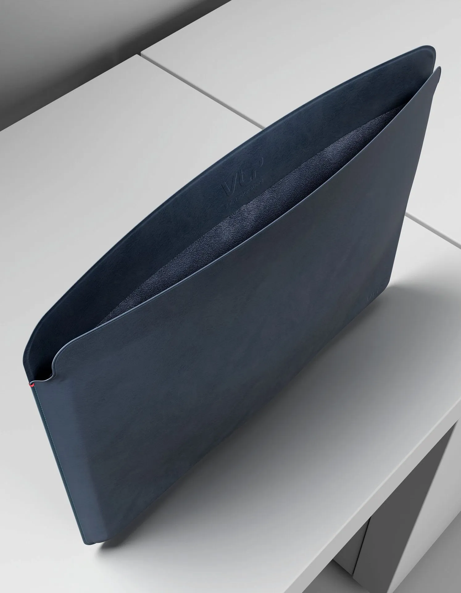 Чехол защитный VLP Velar Sleeve для MacBook Air (13.6") из экокожи, темно-синийphoto3