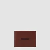 Кожаное портмоне с RFID-защитой и 7 отделениями для карт Piquadro PU1392W149R/CU, коричневый