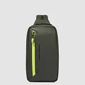 Водоотталкивающая сумка-слинг для iPad mini Piquadro CA6466C2OW/VE, зелёный