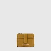 Женский кошелёк из кожи, 2 слота для карт и RFID-защита Piquadro PP7148W140R/G, жёлтый