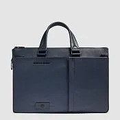 Кожаная сумка для ноутбука 15,6", расширяемая Piquadro CA4021W137/BLU, синий