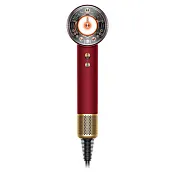 Фен Dyson Supersonic Nural HD16 для прямых волос Красный бархат/Золото (Red velvet/Gold) с кейсом