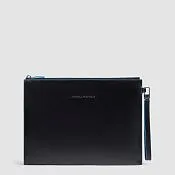 Мужской клатч из кожи для iPad 11" Blue Square Piquadro AC6510B2/N, чёрный