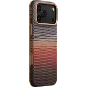 Премиум противоударный чехол Pitaka для iPhone 17 Pro Max, (Сансет) Закат