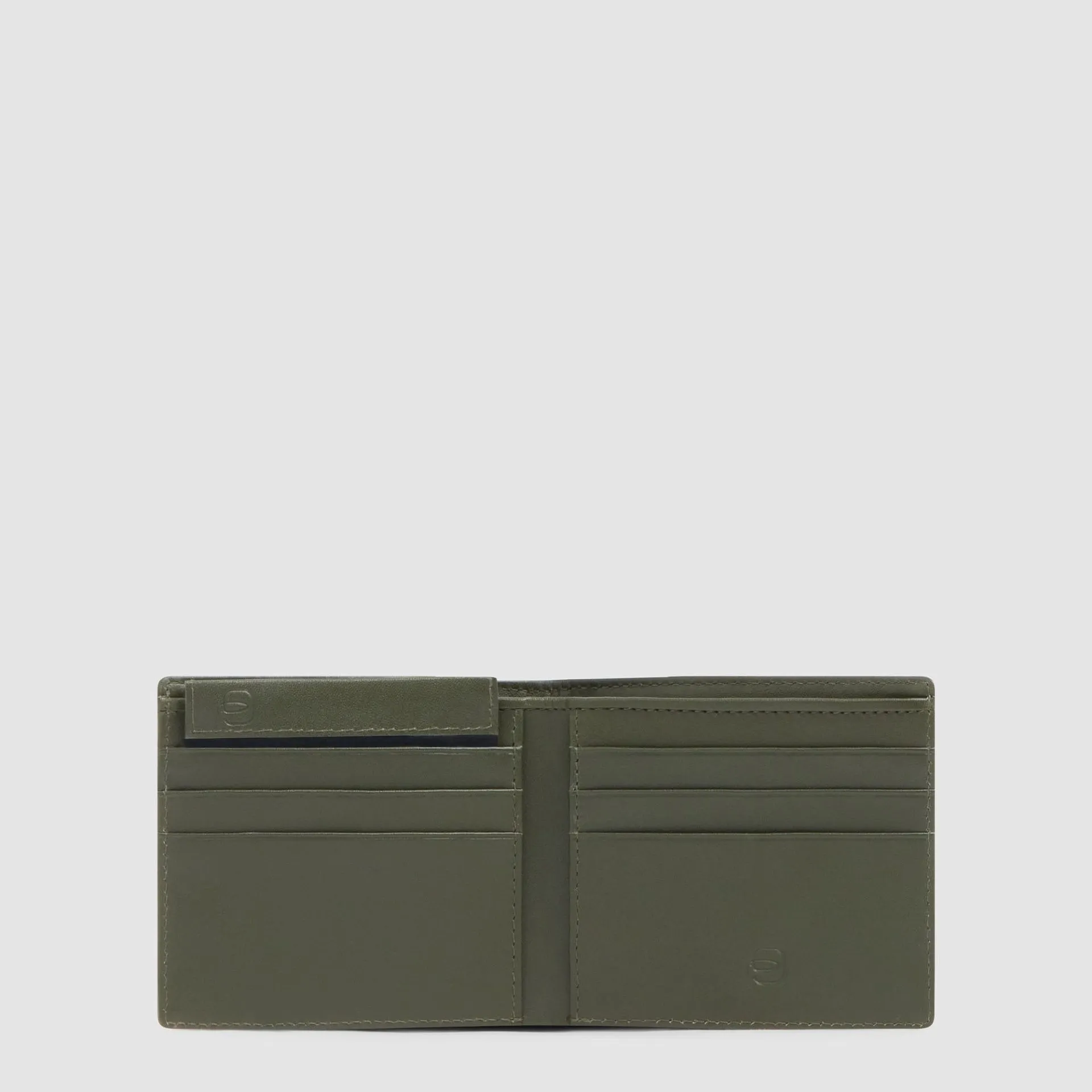Мужское портмоне с RFID-защитой и 5 отделениями для карт Piquadro PU3891W145R/VE, зелёныйphoto2
