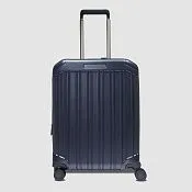 4-колесная расширяемая тележка для ручной клади Piquadro BV5398PQL/BLUO, матовый синий