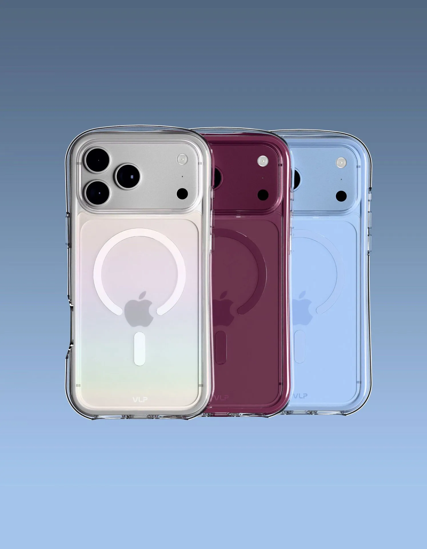 Чехол защитный VLP Bubble Case с MagSafe для iPhone 18 Pro, голубойphoto6