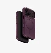 Чехол UNIQ Clario для iPhone 18 Pro, фиолетовый (fig purple)