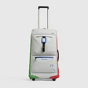 Дорожная сумка на колёсах из прорезиненной ткани Piquadro x FISI Piquadro BV6376C2OWFI26/BRV, белый
