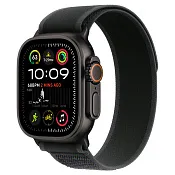 Apple Watch Ultra 2024 GPS + Cellular, 49 мм корпус из титана цвета Черный титан, ремешок Trail черного цвета