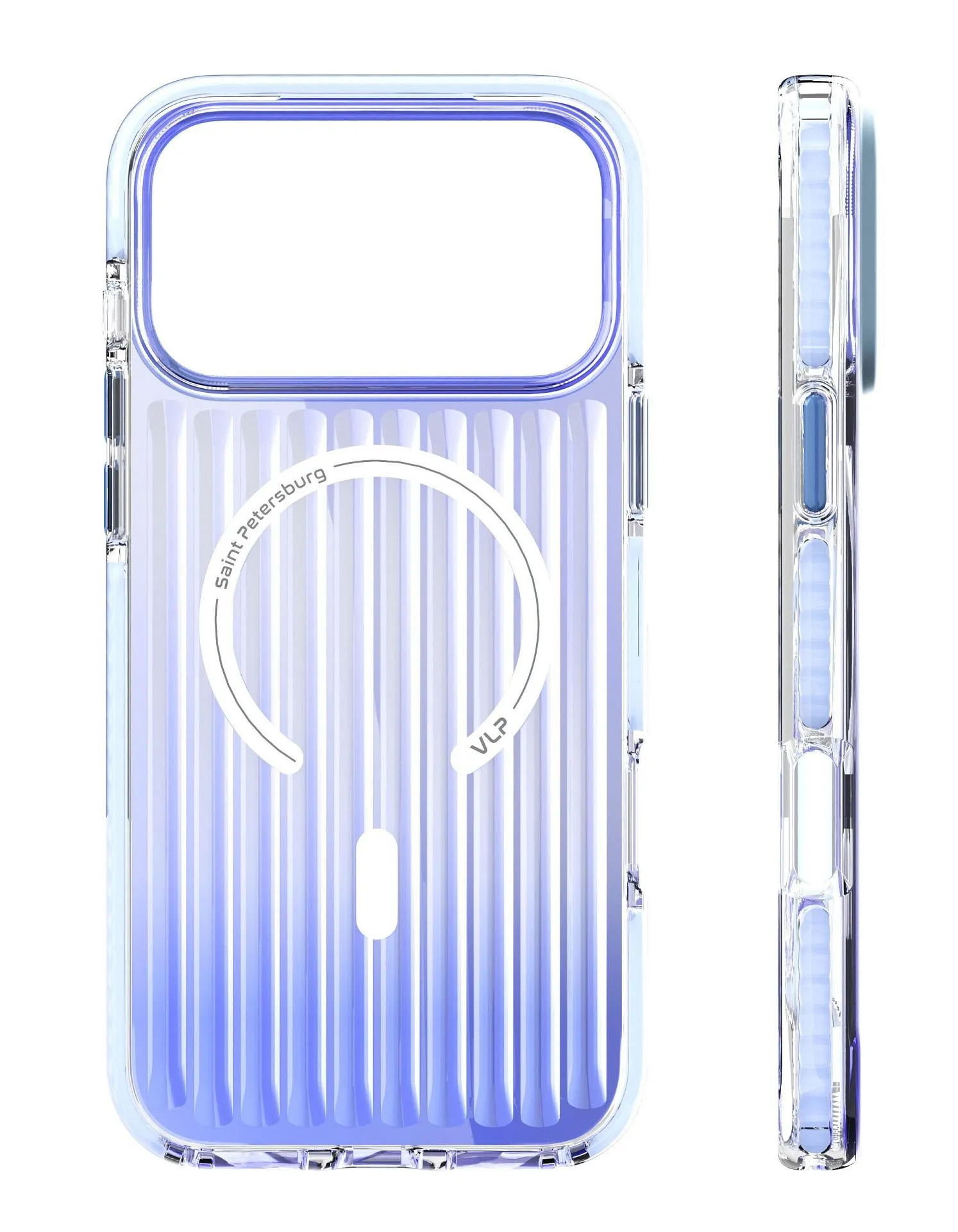 Чехол защитный VLP Pulse Case с MagSafe для iPhone 17 Pro Max, синийphoto2