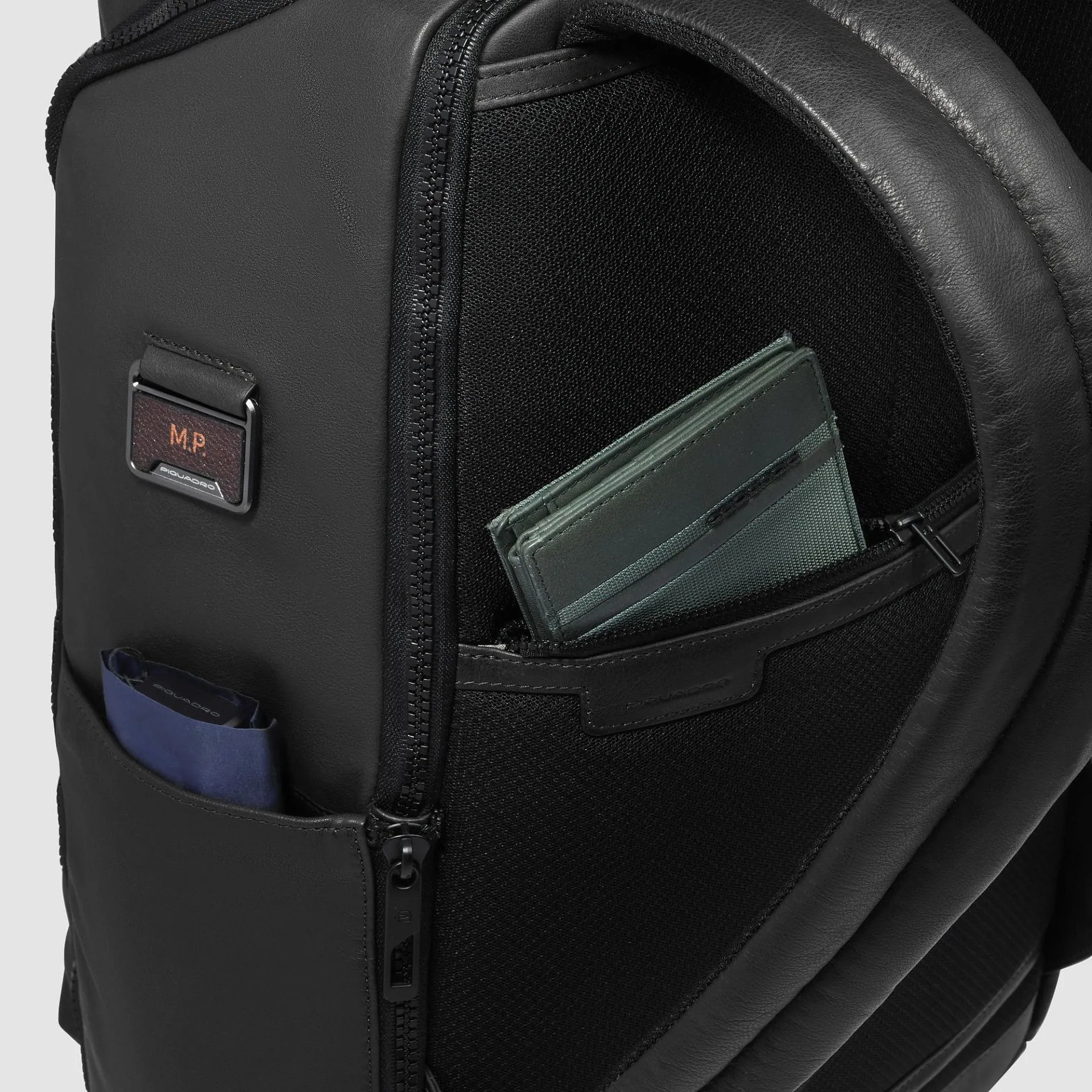 Кожаный рюкзак для ноутбука 15,6" Harper Piquadro CA6645AP/N, чёрныйphoto7