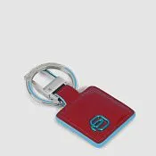 Кожаный брелок для ключей с карабином Blue Square Piquadro PC3757B2/R, красный