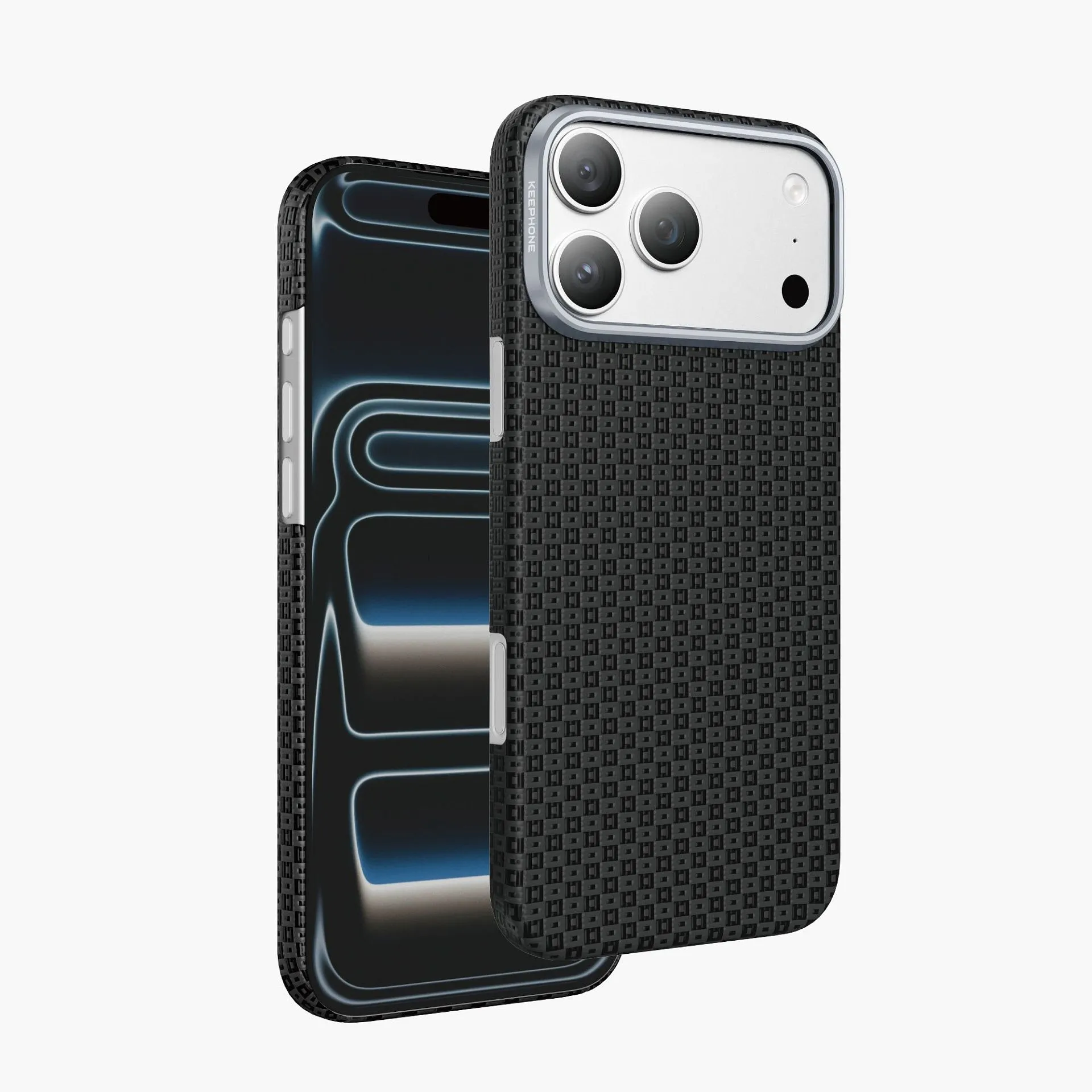 Чехол защитный KEEPHONE KEVLAR ANKORA для iPhone 17 Pro / iPhone 18 Pro, черныйphoto0