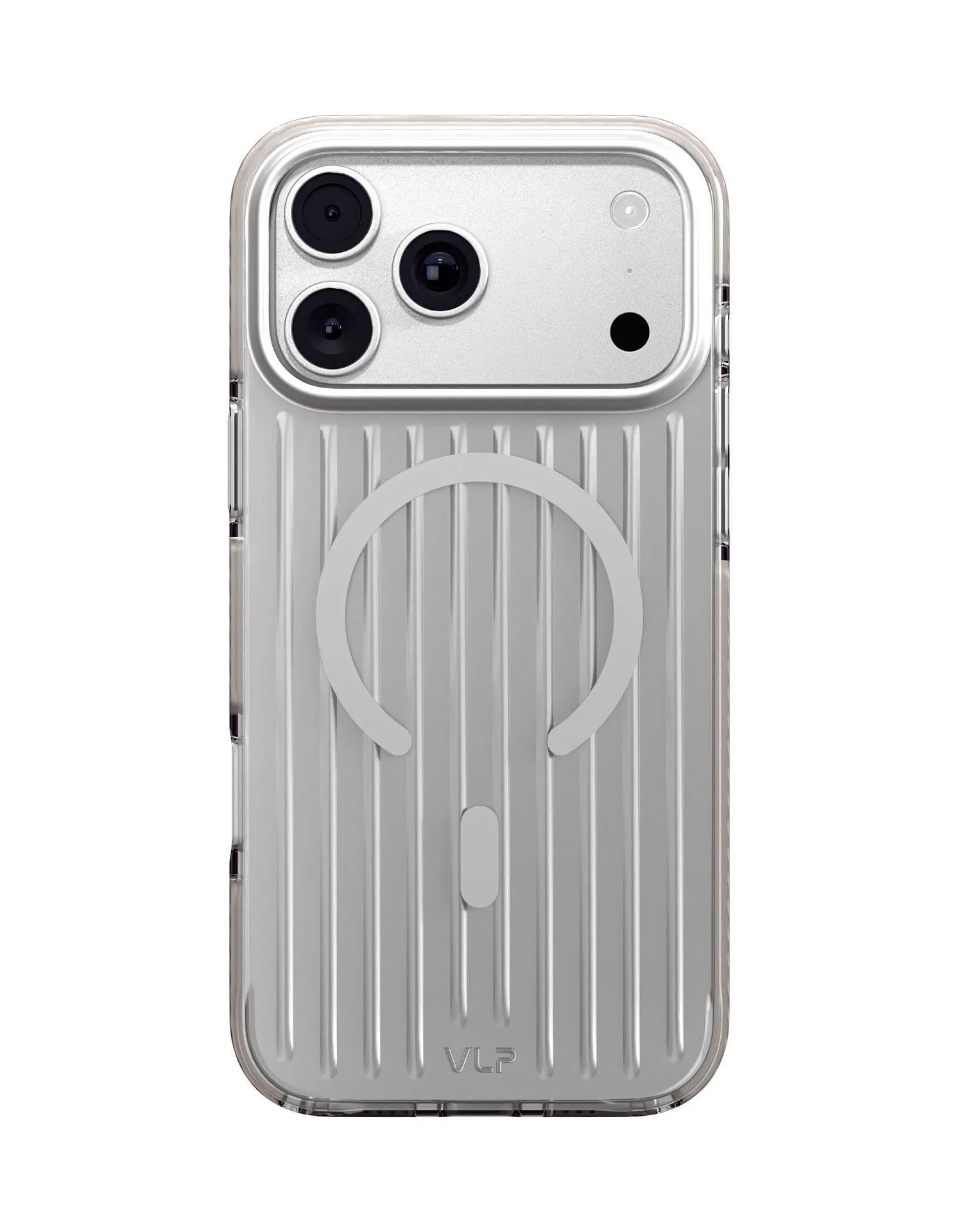 Чехол защитный VLP Pulse Case с MagSafe для iPhone 18 Pro Max, серебристыйphoto0