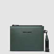 Мужской клатч из водоотталкивающей ткани Piquadro AC6833C2OW/VE, зелёный