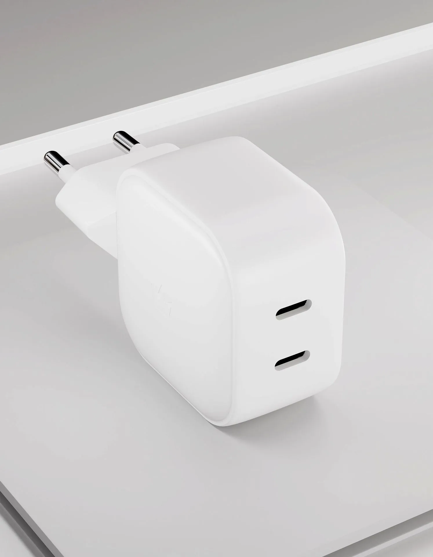 Сетевое зарядное устройство VLP G-Charge 45Вт USB-C+USB-C, PD, QC, белыйphoto7