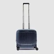 Пилот-кейс на колёсах для ноутбука 15,6" с замком TSA Piquadro BV6552PQL/BLUO, синий