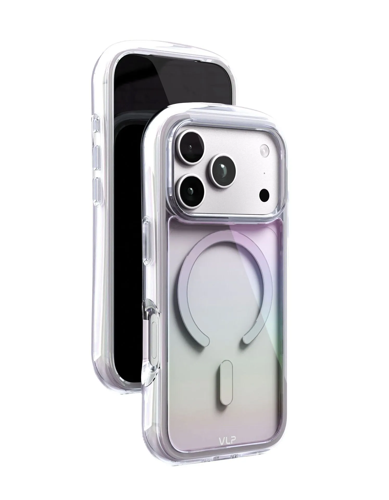 Чехол защитный VLP Bubble Case с MagSafe для iPhone 18 Pro, перламутрphoto2