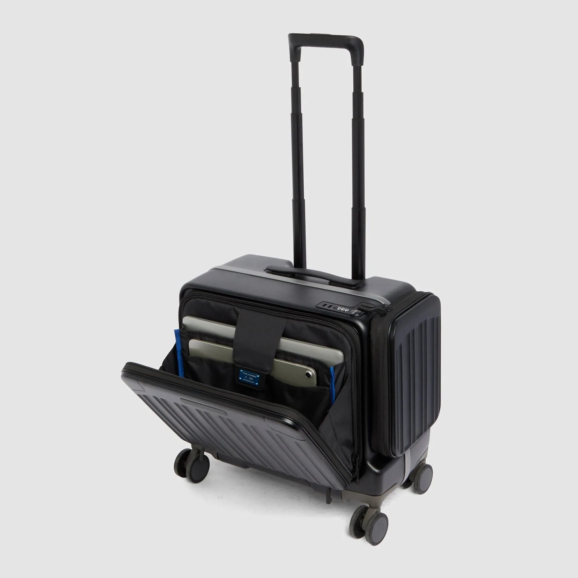 Кейс-пилот на колёсах для ноутбука 15,6" Piquadro BV7295PQL/NO, чёрныйphoto3