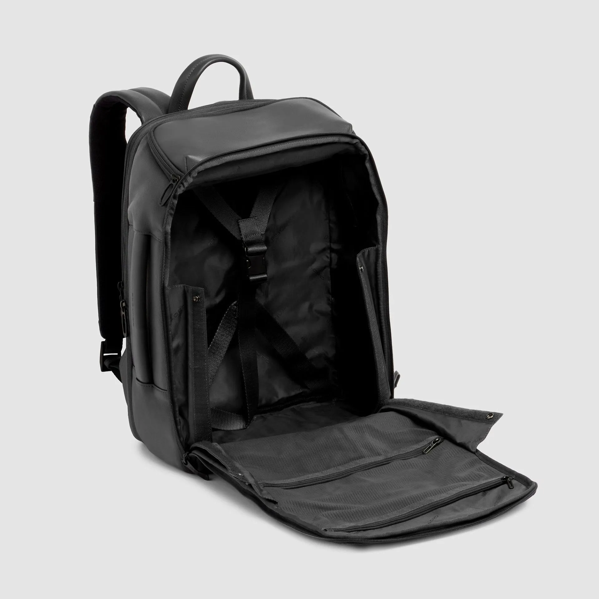 Кожаный рюкзак для ноутбука 15,6" с RFID-защитой Piquadro CA7162W137/N, чёрныйphoto4