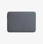 Чехол-конверт UNIQ Cyprus Textured Neoprene Water-Resistant для ноутбуков до 16", черный (Onyx)