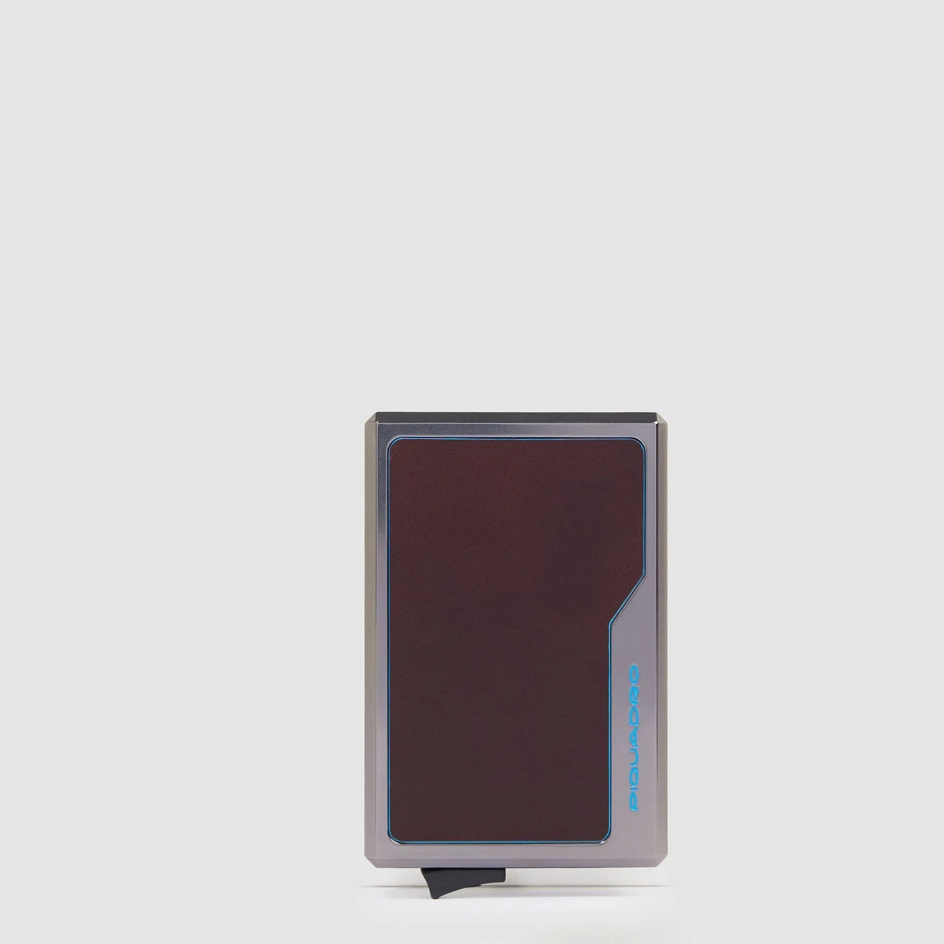 Кардхолдер MagSafe из алюминия и кожи, RFID-защита Piquadro PP7072B2R/MO, коричневыйphoto0