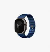 Ремешок UNIQ Fluo для Apple Watch 49/46/45/44/42/41/40 мм, синий (marine blue)