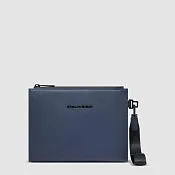 Мужской клатч из водоотталкивающей ткани Piquadro AC6833C2OW/BLU, синий