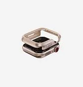 Чехол UNIQ Valencia для Apple Watch 46 мм, розовый (Metallic Rose)
