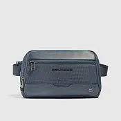 Поясная сумка мужская с RFID-защитой и карманом для очков Piquadro CA7409PQ6/BLU, синий
