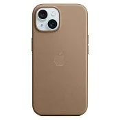 Чехол FineWoven MagSafe для iPhone 15 Серо-коричневый