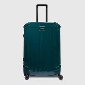 Чемодан средний расширяемый на 4 колёсах, замок TSA Piquadro BV4427POP/VE, зелёный