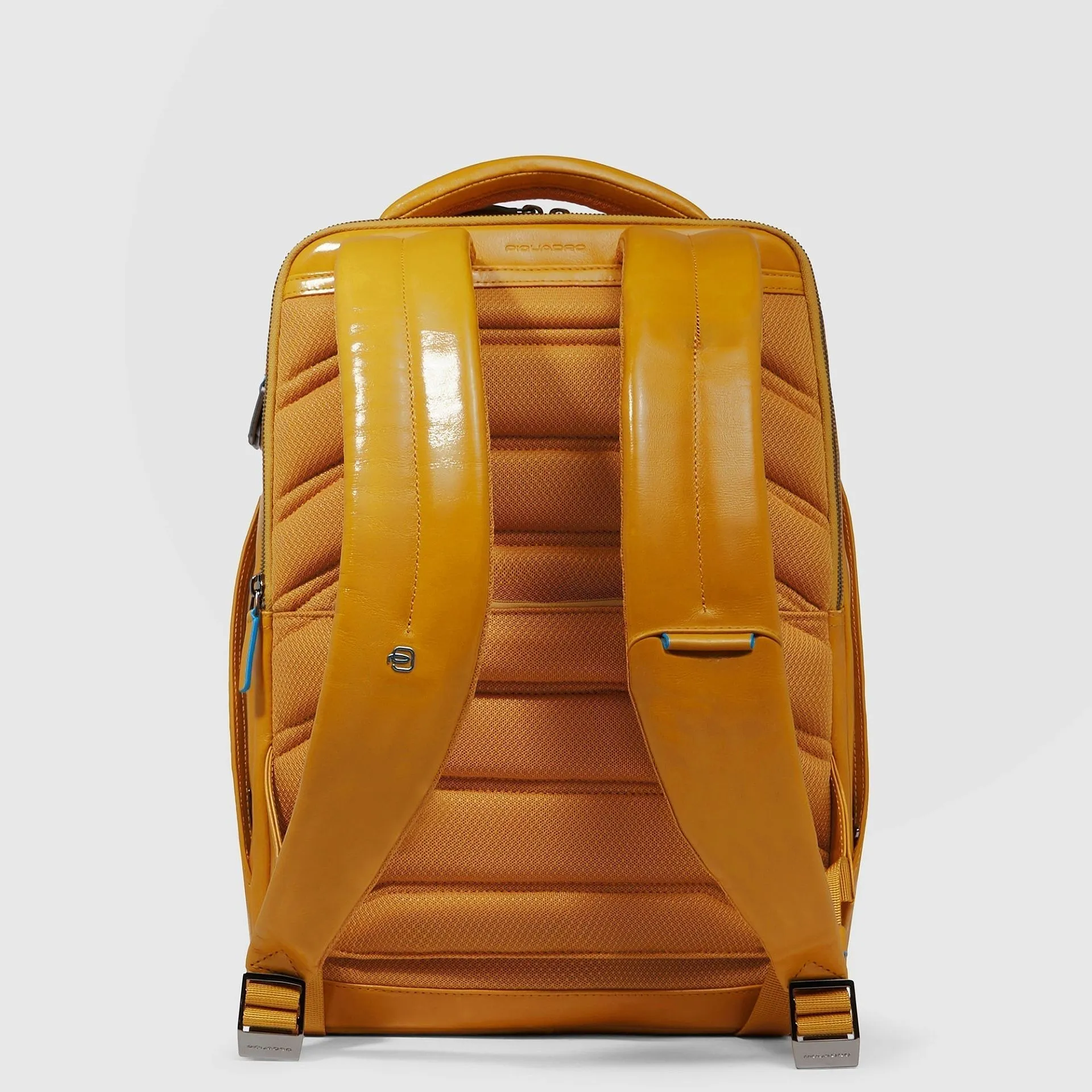 Кожаный рюкзак для ноутбука 14" с RFID-защитой Piquadro CA6591B2/G, жёлтыйphoto2