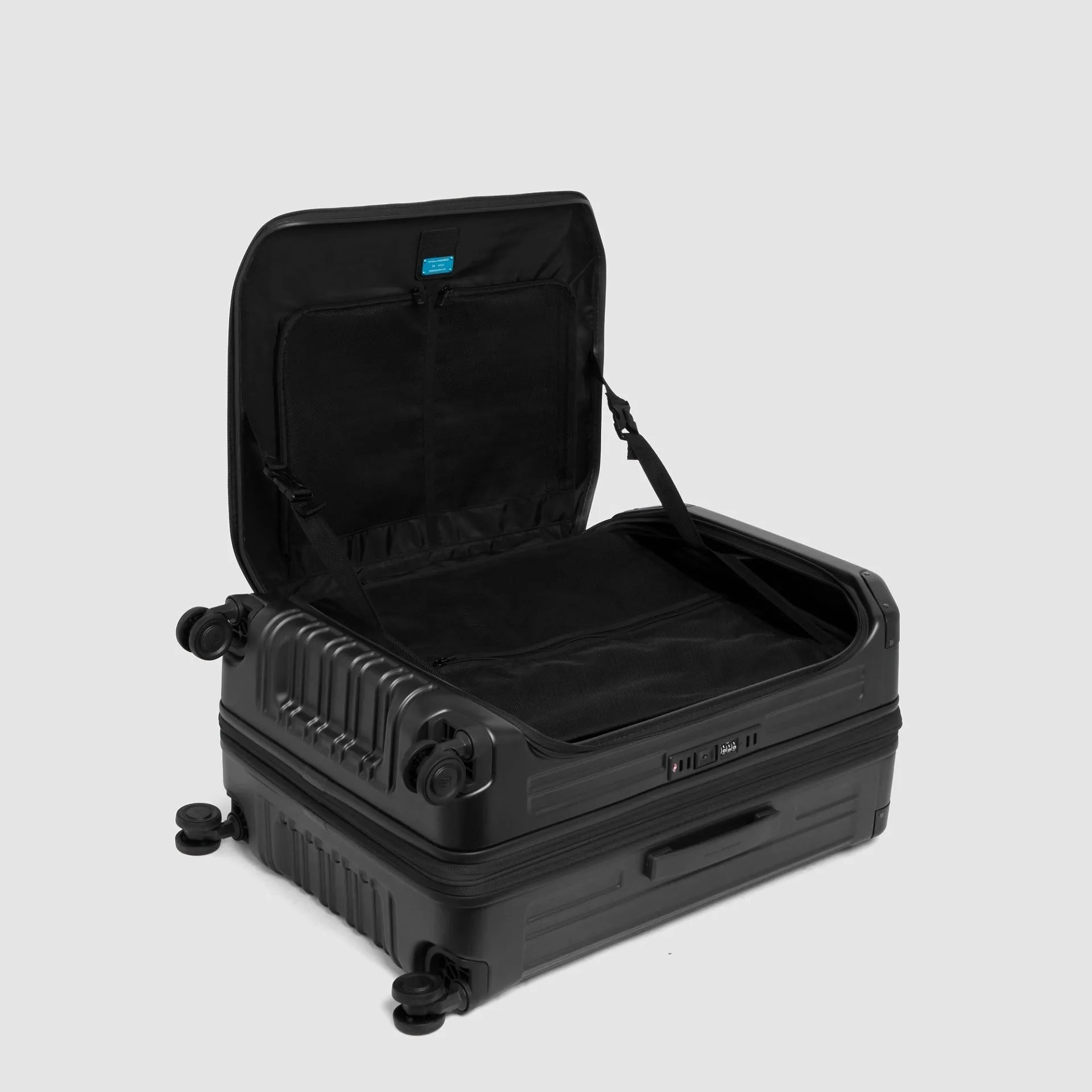 Расширяемый чемодан на 4 колёсах с двойным доступом Piquadro BV7246PQL/NO, чёрныйphoto4